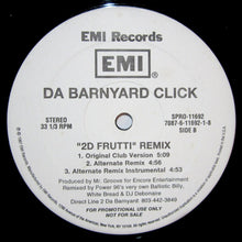 Load image into Gallery viewer, Da Barnyard Click : 2D Frutti (Remix) (12", Promo)