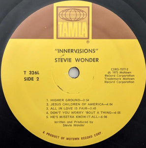 Stevie Wonder : Innervisions (LP, Album, Hol)