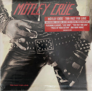Mötley Crüe : Too Fast For Love (LP, Album, RE, RM, 180)