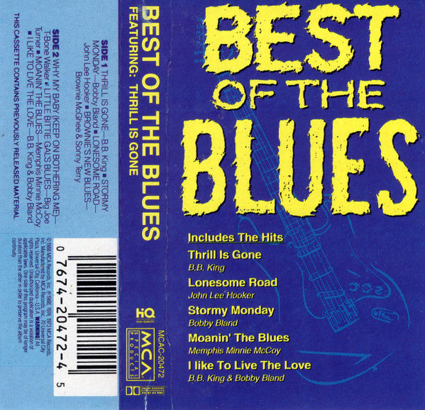 Various : Best Of The Blues (Cass, Comp)