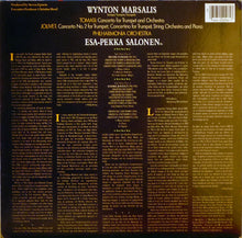 Load image into Gallery viewer, Wynton Marsalis - Tomasi* / Jolivet* - Philharmonia Orchestra, Esa-Pekka Salonen : Concerto For Trumpet And Orchestra / Concerto No. 2 For Trumpet - Concertino For Trumpet, String Orchestra And Piano (LP, Album, Car)