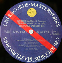 Load image into Gallery viewer, Wynton Marsalis - Tomasi* / Jolivet* - Philharmonia Orchestra, Esa-Pekka Salonen : Concerto For Trumpet And Orchestra / Concerto No. 2 For Trumpet - Concertino For Trumpet, String Orchestra And Piano (LP, Album, Car)