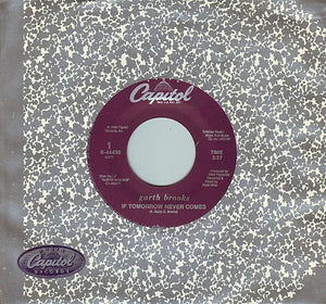 Garth Brooks : If Tomorrow Never Comes (7", Single)