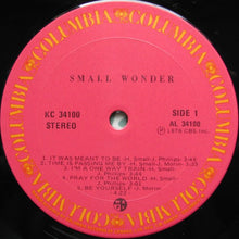 Load image into Gallery viewer, Small Wonder (3) : Small Wonder (LP, Album)