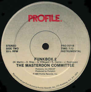 The Masterdon Committee : Funkbox 2 (12", Single)