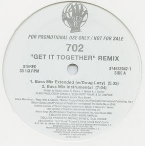 702 : Get It Together (Remixes) (12", Promo)