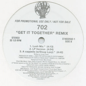 702 : Get It Together (Remixes) (12", Promo)