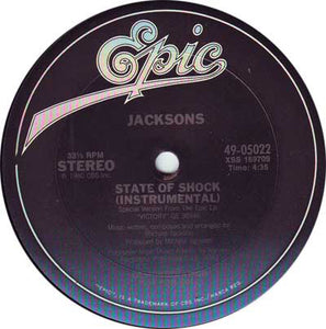 Jacksons* : State Of Shock (12")