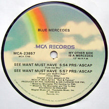 Load image into Gallery viewer, Blue Mercedes : See Want Must Have (12", Single, Glo)