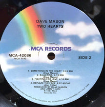 Load image into Gallery viewer, Dave Mason : Two Hearts (LP, Album, Glo)