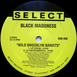 Black Maddness : Wild Brooklyn Bandits (12", Maxi)