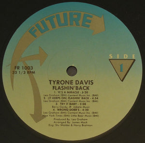 Tyrone Davis : Flashin' Back (LP, Album)