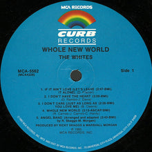 Load image into Gallery viewer, The Whites : Whole New World (LP, Album, Pin)