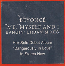Load image into Gallery viewer, Beyoncé : Me, Myself And I  (Bangin&#39; Urban Mixes) (12&quot;)