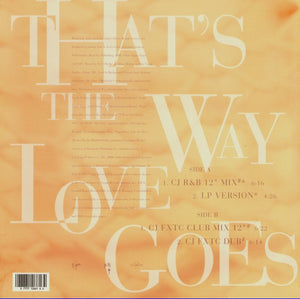 Janet Jackson : That's The Way Love Goes (12", Single)