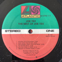 Load image into Gallery viewer, Joe Tex : The Best Of Joe Tex (LP, Comp)