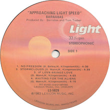Load image into Gallery viewer, Barnabas (3) : Approaching Light Speed (LP, Album)
