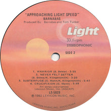 Load image into Gallery viewer, Barnabas (3) : Approaching Light Speed (LP, Album)