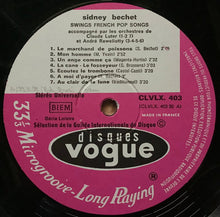 Load image into Gallery viewer, Sidney Bechet : Swings French Pop Songs (LP, Comp, RE)