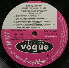 Load image into Gallery viewer, Sidney Bechet : Swings French Pop Songs (LP, Comp, RE)