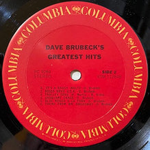Load image into Gallery viewer, Dave Brubeck : Dave Brubeck's Greatest Hits (LP, Comp, RE)
