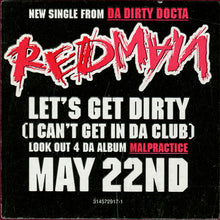 Load image into Gallery viewer, Redman Feat. DJ Kool : Let&#39;s Get Dirty (I Can&#39;t Get In Da Club) (12&quot;, Single, Red)