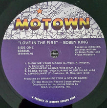 Load image into Gallery viewer, Bobby King : Love In The Fire (LP, Album)