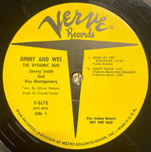 Load image into Gallery viewer, Jimmy Smith &amp; Wes Montgomery : Jimmy &amp; Wes - The Dynamic Duo (LP, Album, Mono, Promo)