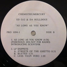 Load image into Gallery viewer, Ed O.G &amp; Da Bulldogs : Love Comes And Goes / As Long As You Know (12", Promo)