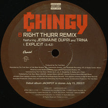 Load image into Gallery viewer, Chingy : Right Thurr (Remix) (12&quot;, Promo)