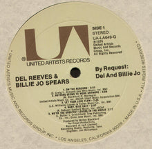 Load image into Gallery viewer, Del Reeves &amp; Billie Jo Spears : By Request: Del And Billie Jo (LP, Album)