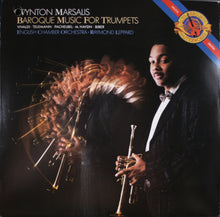 Load image into Gallery viewer, Wynton Marsalis, Vivaldi*, Telemann*, Pachelbel*, M. Haydn*, Biber*, English Chamber Orchestra, Raymond Leppard : Baroque Music For Trumpets (LP, Album)