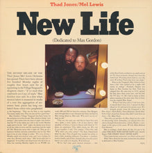Load image into Gallery viewer, Thad Jones / Mel Lewis* : New Life (Dedicated To Max Gordon) (LP, Album, Uni)