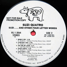 Load image into Gallery viewer, Suzi Quatro : Suzi... And Other Four Letter Words (LP, Promo, 73 )