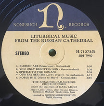 Load image into Gallery viewer, Johannes-Damascenus Choir*, Karl Linke : Liturgical Music From The Russian Cathedral (LP, RE, Dec)