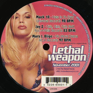 Various : Lethal Weapon November 2001 (12")