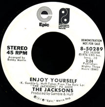 Load image into Gallery viewer, The Jacksons : Enjoy Yourself (7", Single, Mono, Promo)