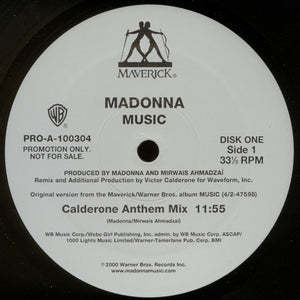 Madonna : Music (2x12", Promo)