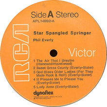 Load image into Gallery viewer, Phil Everly : Star Spangled Springer (LP, Album, Ind)