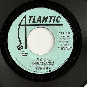 Modern Romance : High Life (7", Single, Promo)