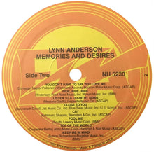 Load image into Gallery viewer, Lynn Anderson : The Best Of Lynn Anderson - Memories And Desires (LP, Comp)