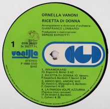 Load image into Gallery viewer, Ornella Vanoni : Ricetta Di Donna (LP, Album, Gat)