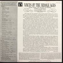 Load image into Gallery viewer, Capella Antiqua Munich* Conducted By Konrad Ruhland : Voices Of The Middle Ages - Music From The Gothic Cathedral (LP, Album)