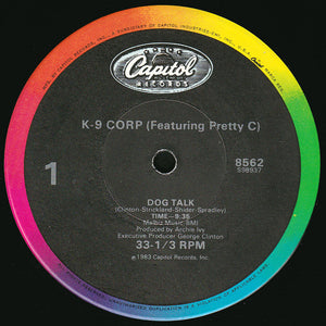 K-9 Corp Featuring Pretty C / George Clinton : Dog Talk / Man's Best Friend (12", Single)