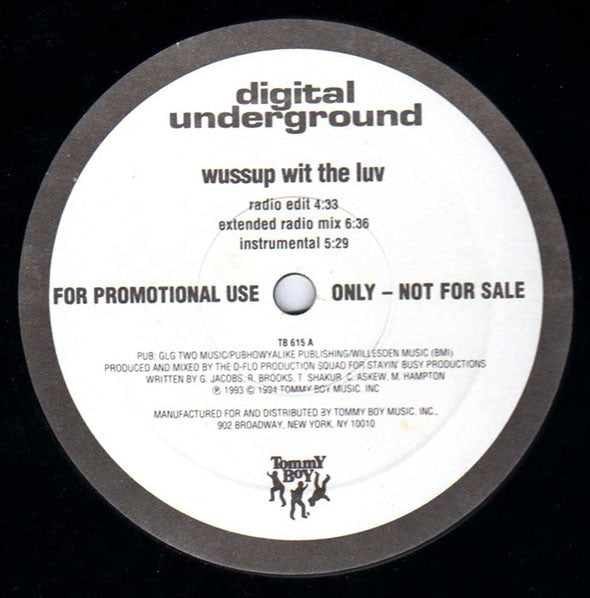 Digital Underground : Wussup Wit The Luv (12