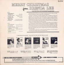 Load image into Gallery viewer, Brenda Lee : Merry Christmas From Brenda Lee (LP, Album, Mono, Pin)
