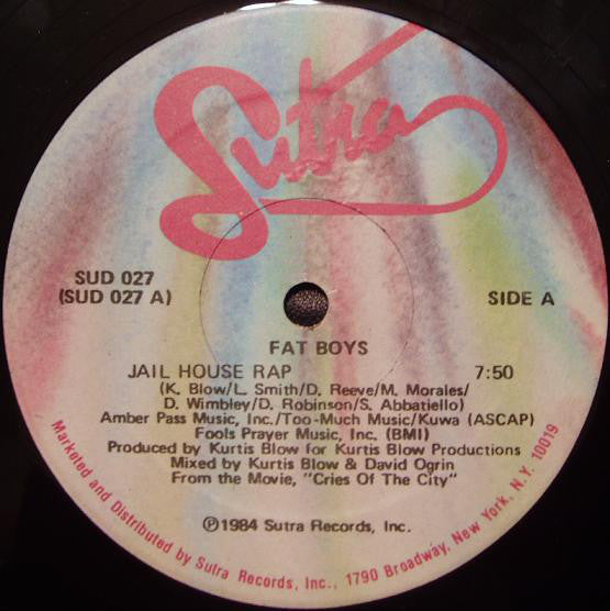 Fat Boys : Jail House Rap (12