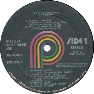 The Surfaris : Wipe Out & Surfer Joe (LP, Album, RE)
