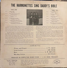 Load image into Gallery viewer, The Harmonettes (20) : Sing Daddy's Bible (LP, Album)