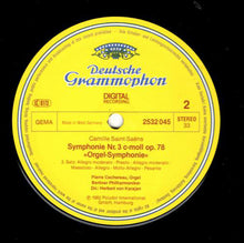 Load image into Gallery viewer, Camille Saint-Saëns - Pierre Cochereau, Berliner Philharmoniker, Herbert von Karajan : Symphony No.3 "Organ" (LP)